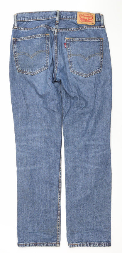 Levi’s 514 Men’s Blue Straight Leg Denim Jeans W30 L32 Regular Fit