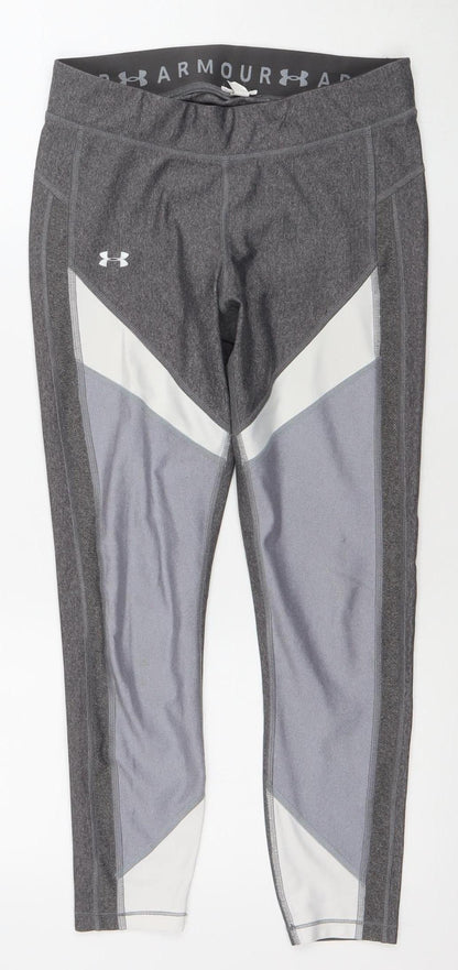 Under Armour Womens Grey Compression HeatGear Leggings M