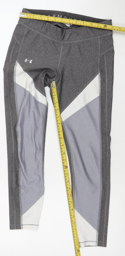 Under Armour Womens Grey Compression HeatGear Leggings M