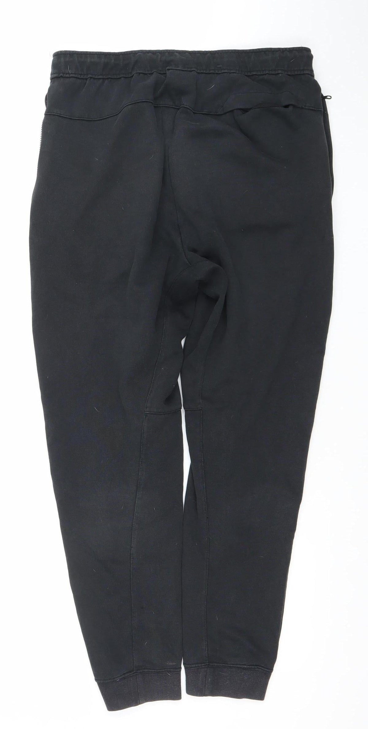 Mens UK Size S Nike Regular Fit Jogger Black Trousers