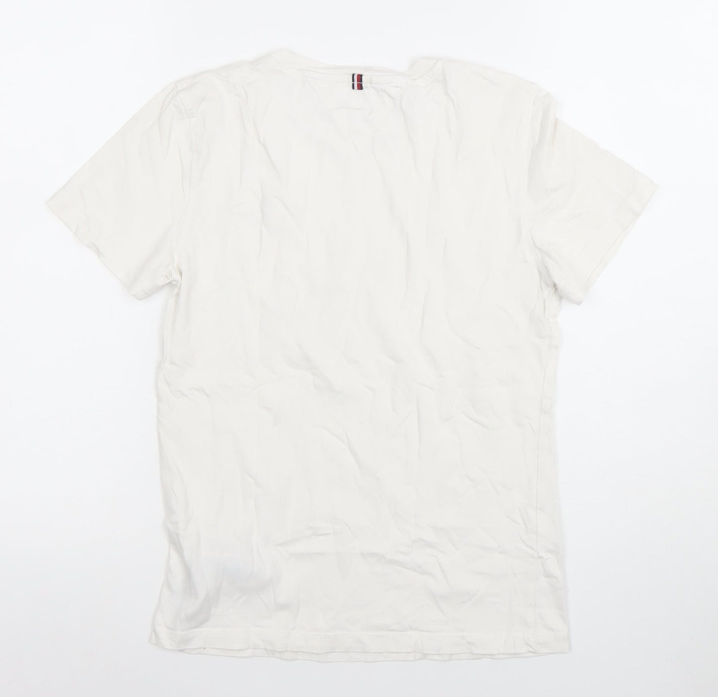Boys UK Size 12 Years Tommy Hilfiger White Basic T-Shirt