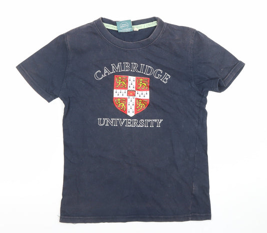 Boys UK Size 11-12 Years Cambridge University Blue Basic T-Shirt