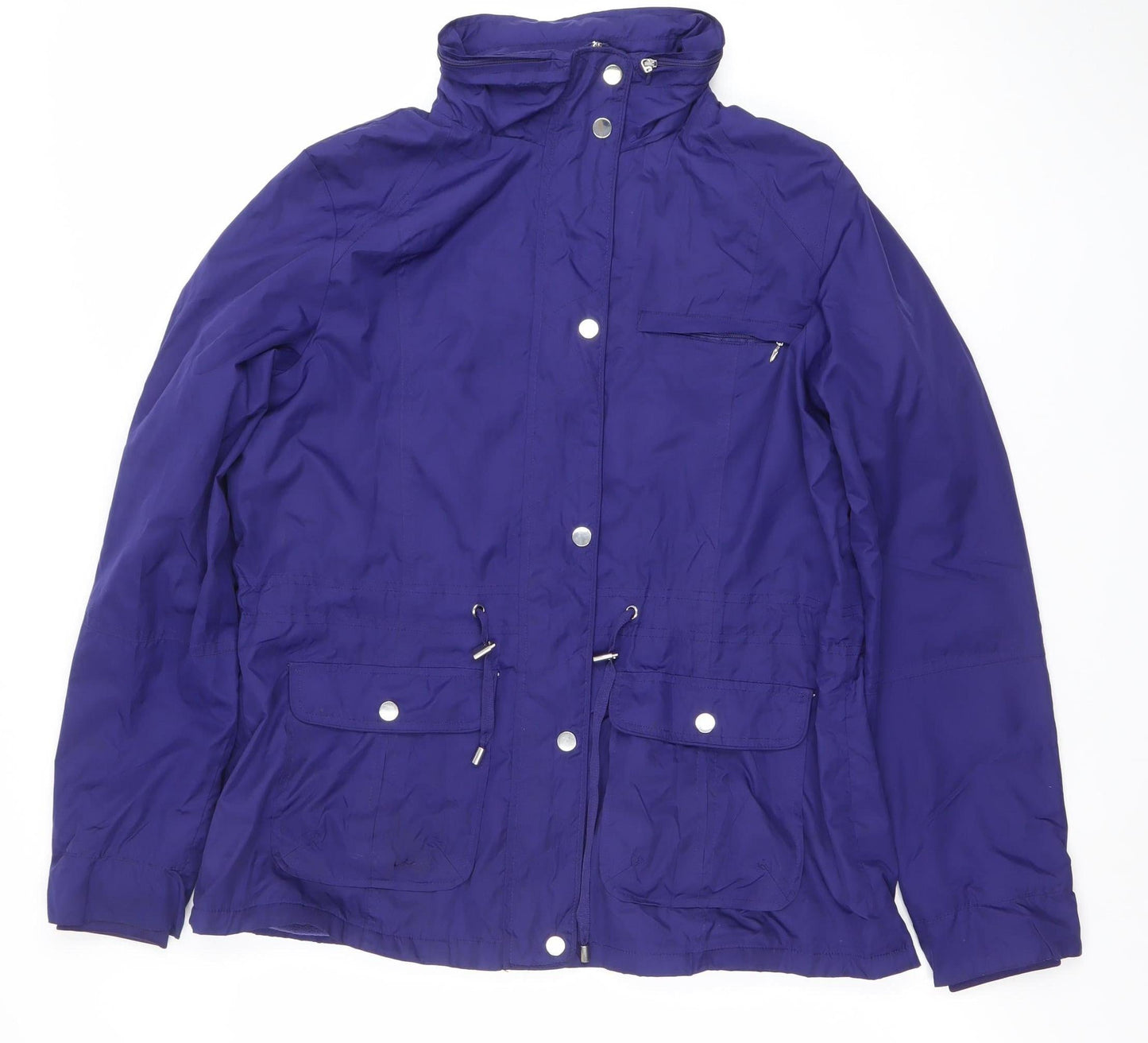 Womens UK Size 14 St. Bernard for Dunnes Stores Blue Parka Coat