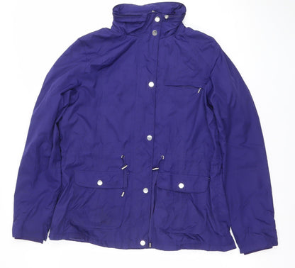 Womens UK Size 14 St. Bernard for Dunnes Stores Blue Parka Coat