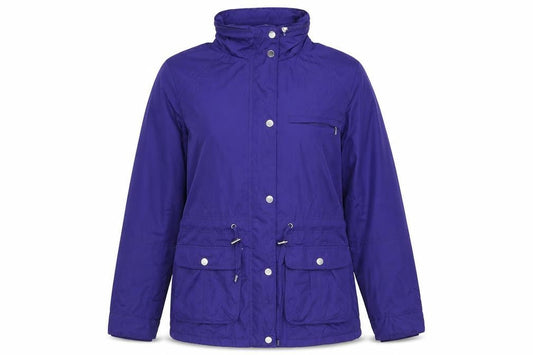 Front view of St. Bernard for Dunnes Stores Women's Blue, size 14, Hooded Parka Jacket