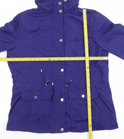 Womens UK Size 14 St. Bernard for Dunnes Stores Blue Parka Coat