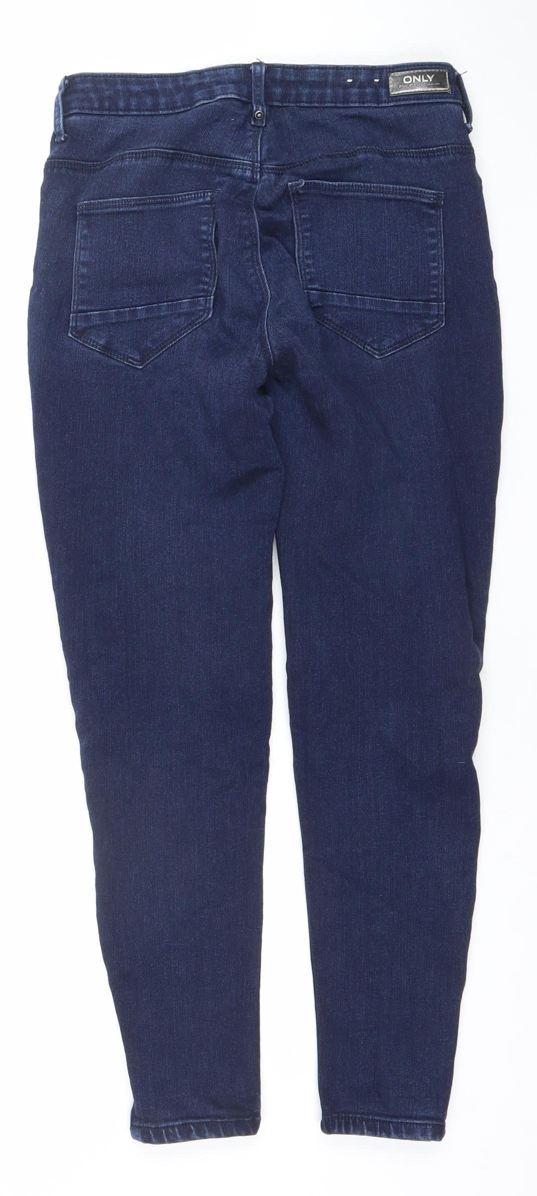 ONLY Women's Blue Skinny Stretch Denim Jeans M 30in