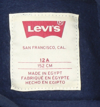 Boys UK Size 12 Years Levi's Blue Pullover Hoodie