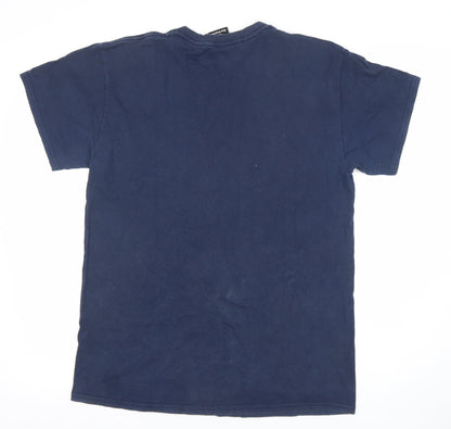 Thrasher San Francisco Men’s Blue Graphic Print Cotton T-Shirt M