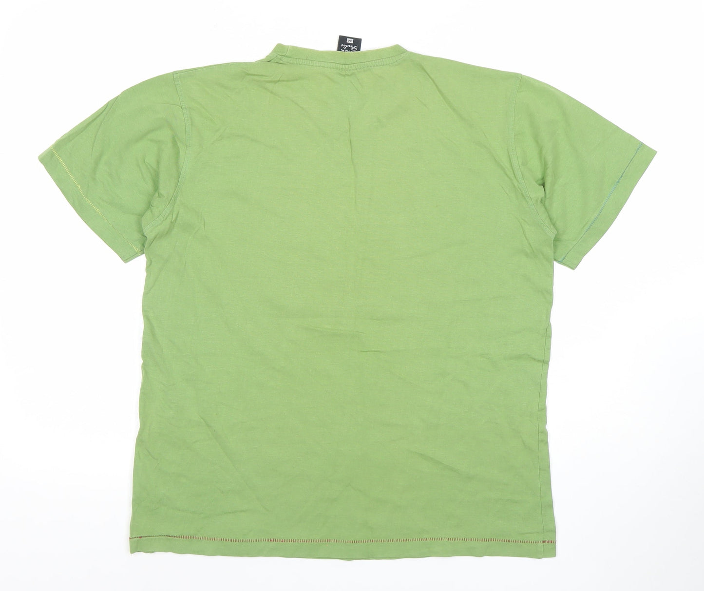 Mens UK Size M Carry Cotton Studio Green  T-Shirt
