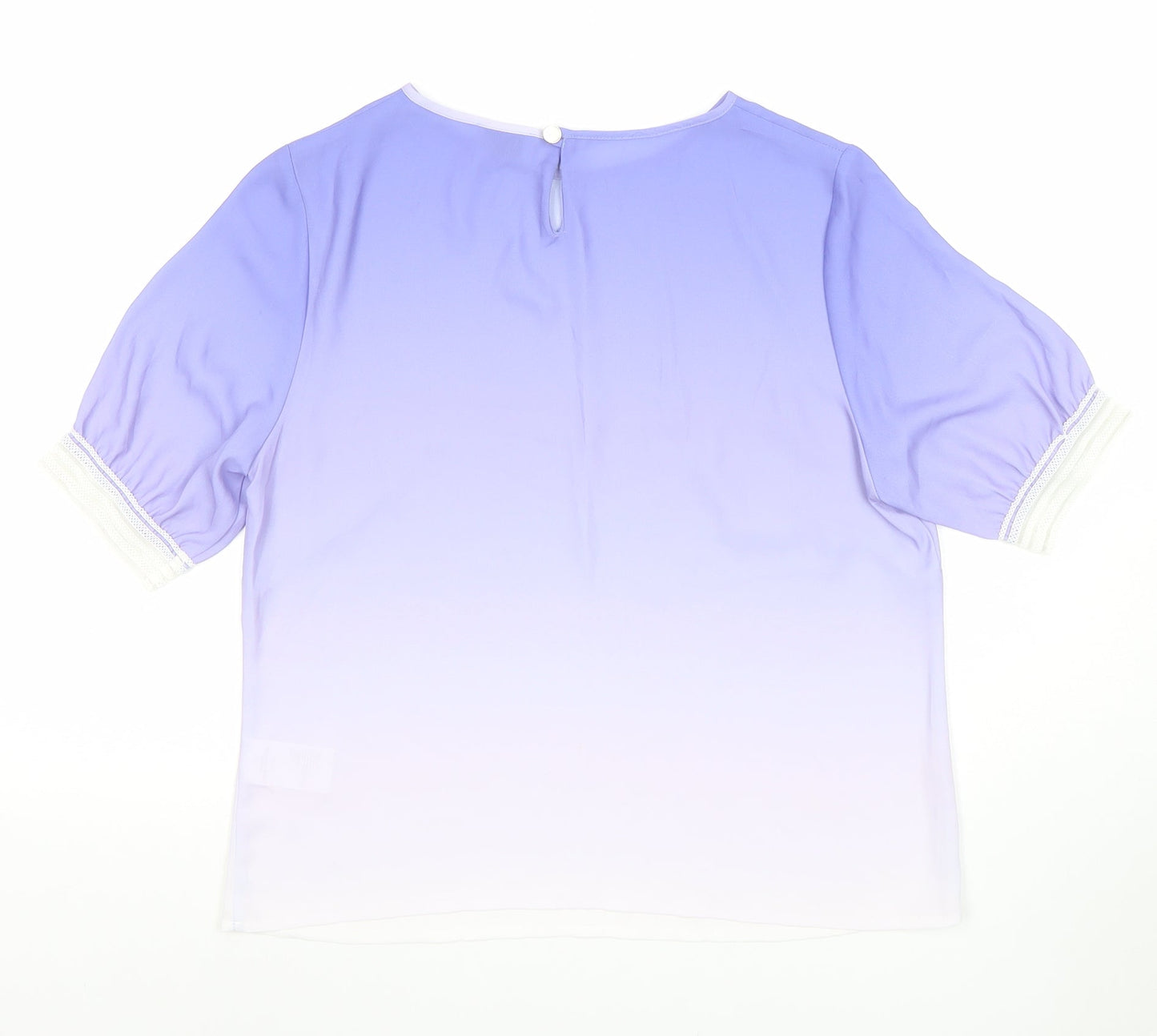 Womens UK Size 12 Repetto Purple Basic Blouse