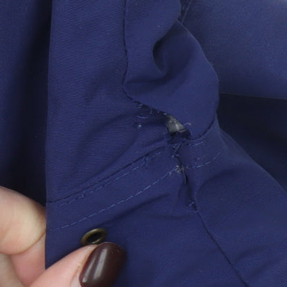 Womens UK Size M Lands' End Blue Parka Coat