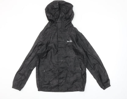 Boys UK Size 9-10 Years Peter Storm Black Rain Coat