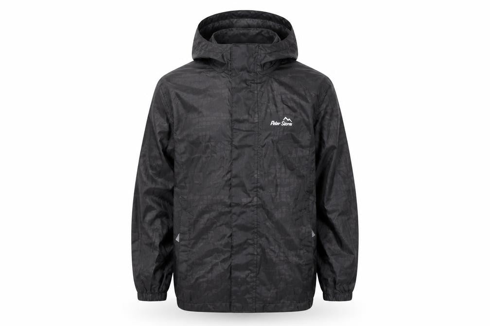 Boys UK Size 9-10 Years Peter Storm Black Rain Coat