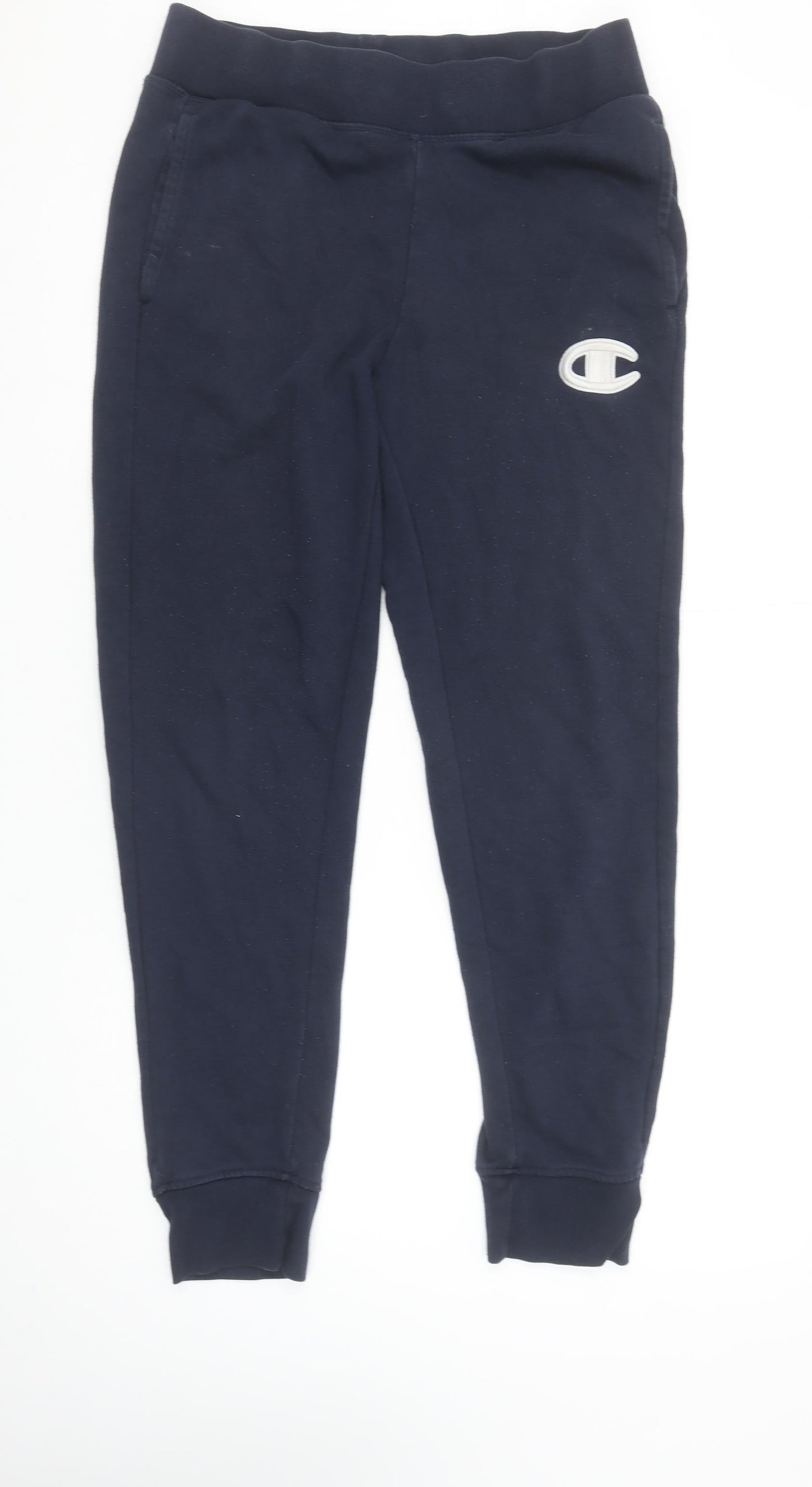 Champion Men's Blue Jogger Sweatpants Small Regular Fit Fleece