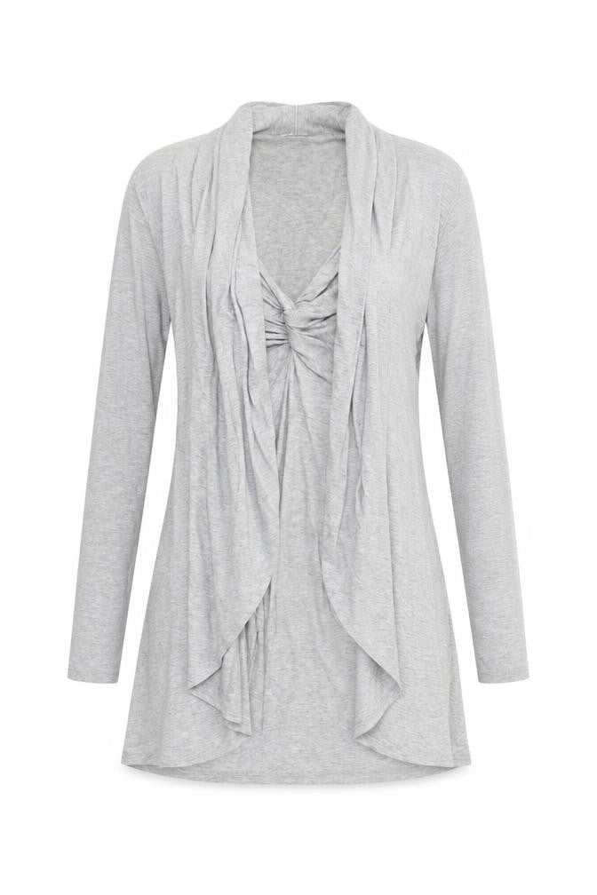 Womens UK Size M Wallis Grey Tunic Blouse