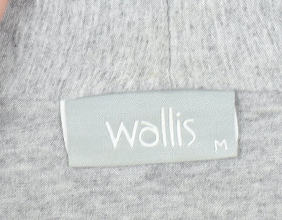 Womens UK Size M Wallis Grey Tunic Blouse