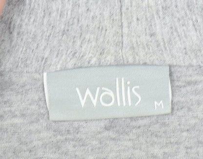 Womens UK Size M Wallis Grey Tunic Blouse