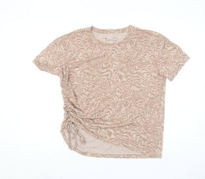 Womens UK Size M Under armour Beige Basic T-Shirt