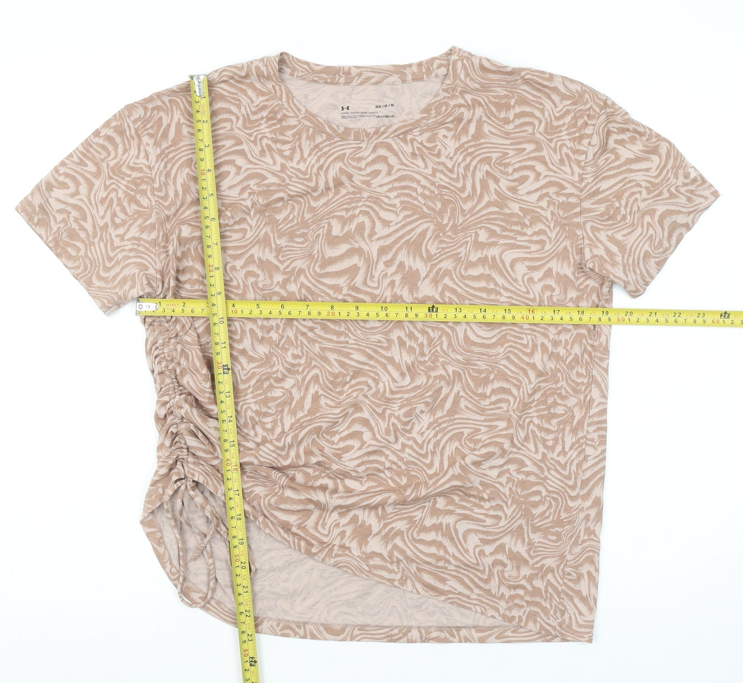 Womens UK Size M Under armour Beige Basic T-Shirt
