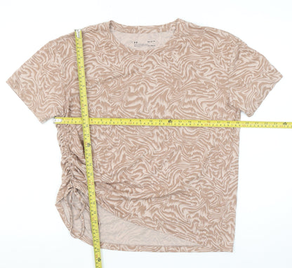 Womens UK Size M Under armour Beige Basic T-Shirt