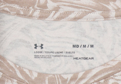Womens UK Size M Under armour Beige Basic T-Shirt