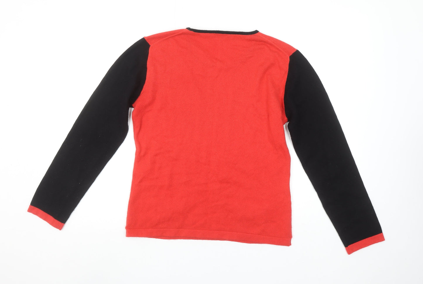 Womens UK Size L di Roberto Red Pullover Jumper