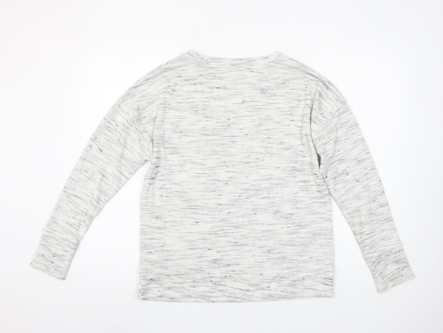 Womens UK Size 10 Marks and Spencer Grey Basic T-Shirt