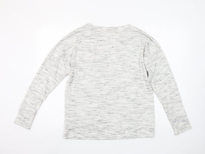 Womens UK Size 10 Marks and Spencer Grey Basic T-Shirt