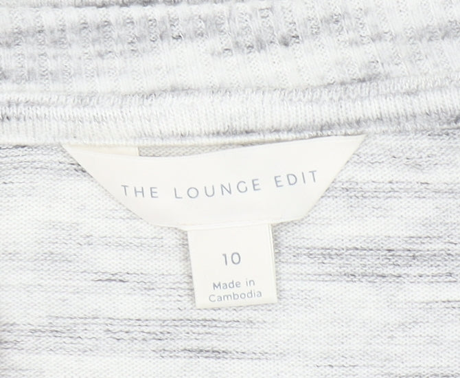 Womens UK Size 10 Marks and Spencer Grey Basic T-Shirt