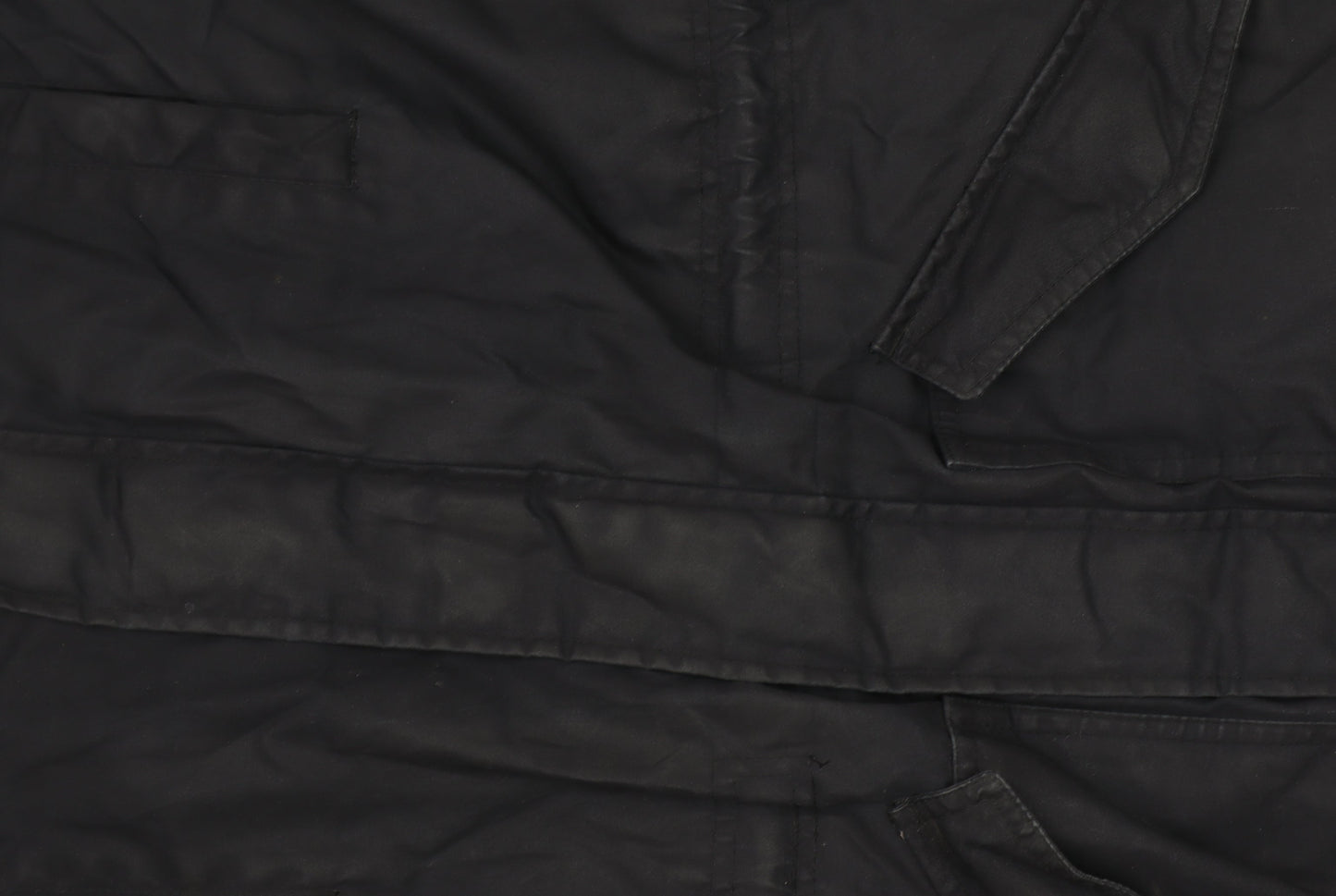 Mens UK Size L Kin by John Lewis Black Parka Coat