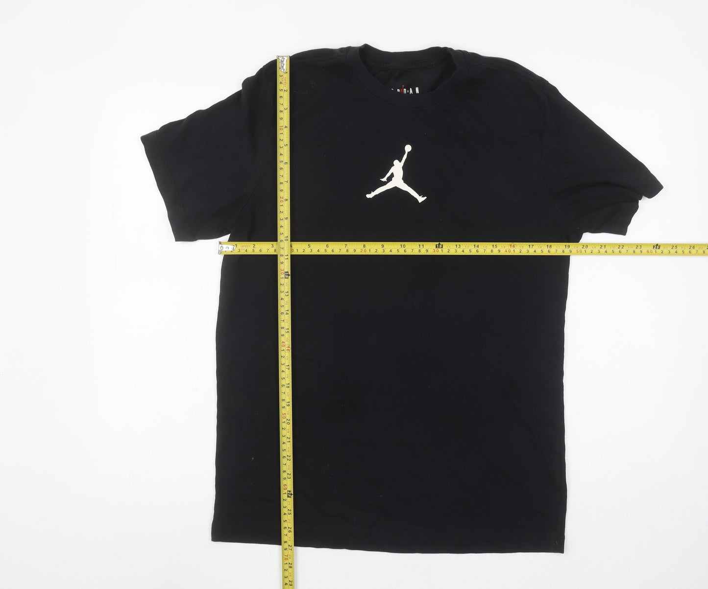 Jordan Men's Black Crew Neck Short Sleeve Sports T-Shirt M