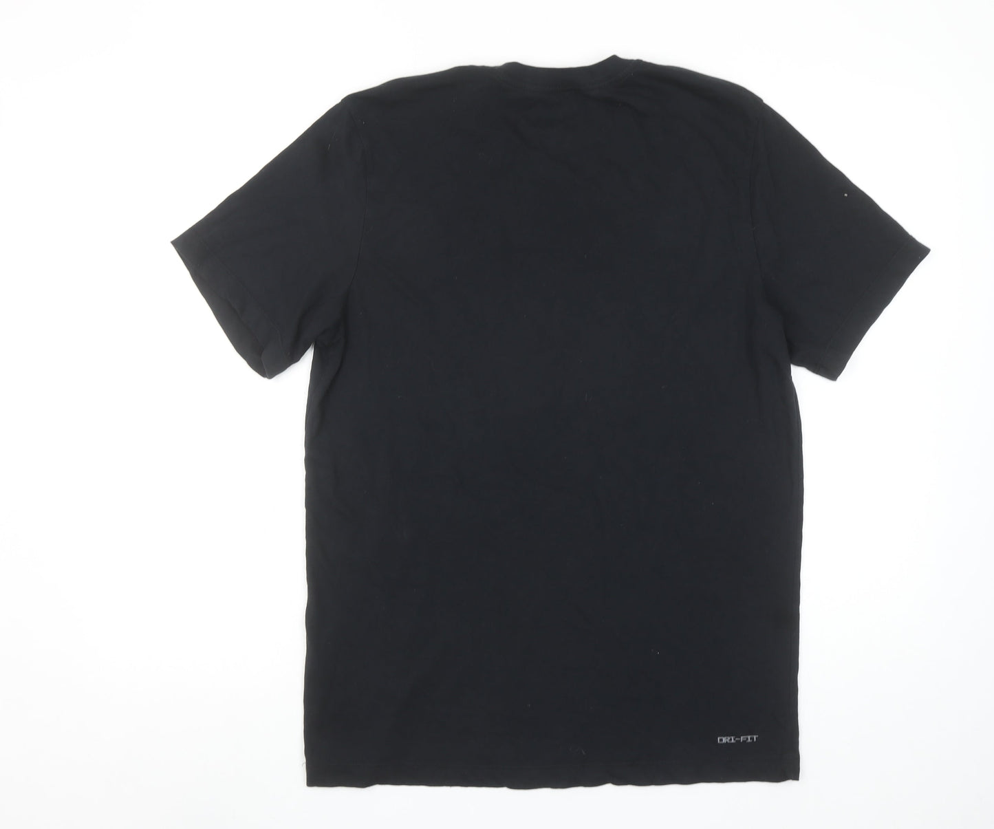 Jordan Men's Black Crew Neck Short Sleeve Sports T-Shirt M