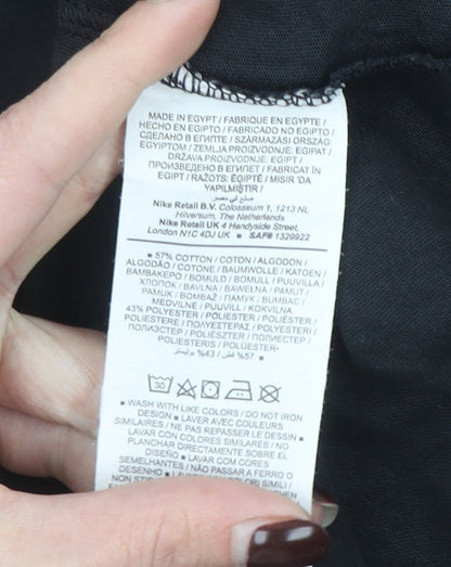 Jordan Men's Black Crew Neck Short Sleeve Sports T-Shirt M