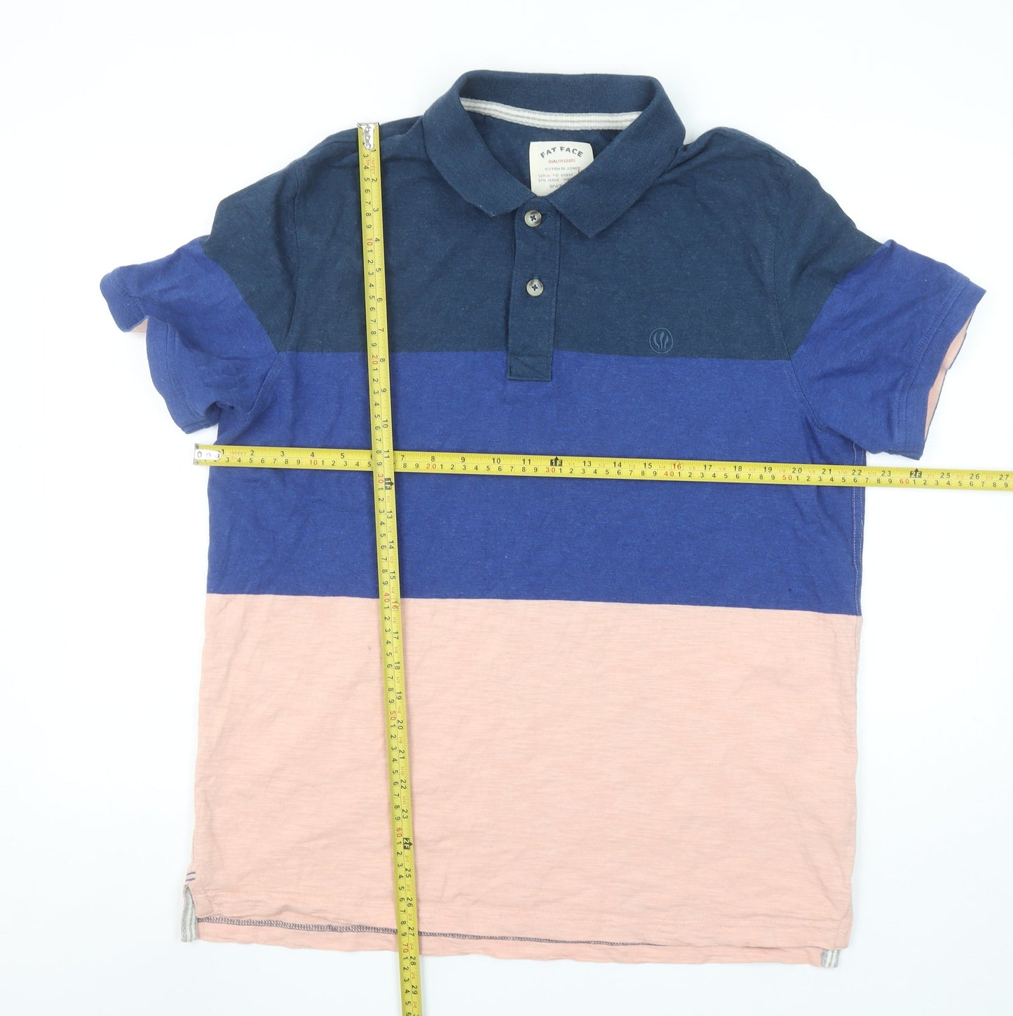 Mens UK Size XL Fat Face Cotton Blend Polo Shirt