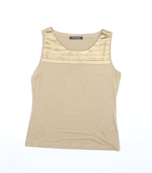 Betty Barclay Women’s Beige Sleeveless Tank Top Size 12