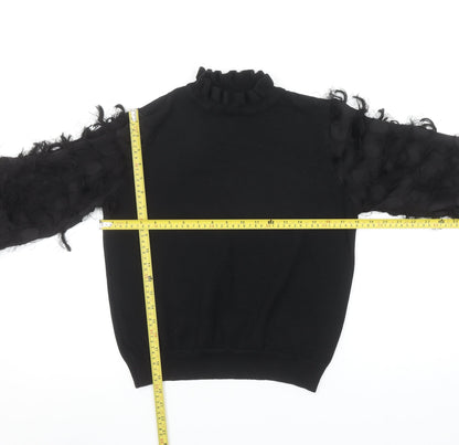 Womens UK Size M New Look Black Pullover Jumper