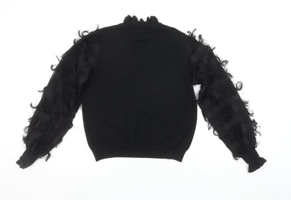 Womens UK Size M New Look Black Pullover Jumper
