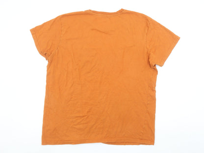 Mens UK Size XL Gap Orange  T-Shirt