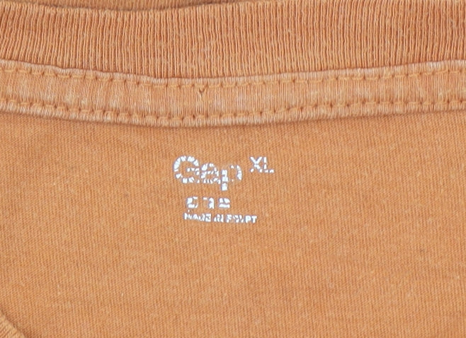 Mens UK Size XL Gap Orange  T-Shirt