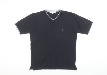 Mens UK Size M Grand Slam Black  T-Shirt