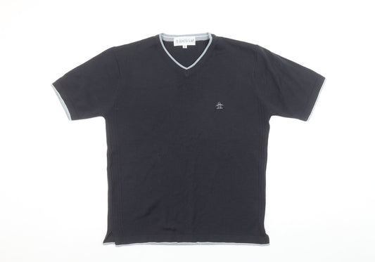 Mens UK Size M Grand Slam Black  T-Shirt