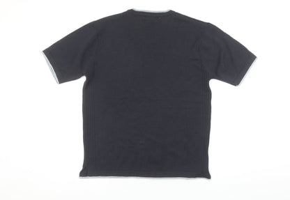 Mens UK Size M Grand Slam Black  T-Shirt