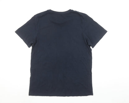 Boys UK Size 16 Years JACK & JONES Blue Basic T-Shirt
