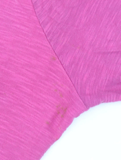 Womens UK Size L Adini Pink Wrap Blouse