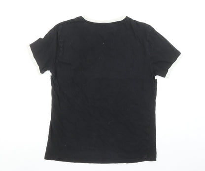 Mens UK Size M Tommy Hilfiger Black  T-Shirt