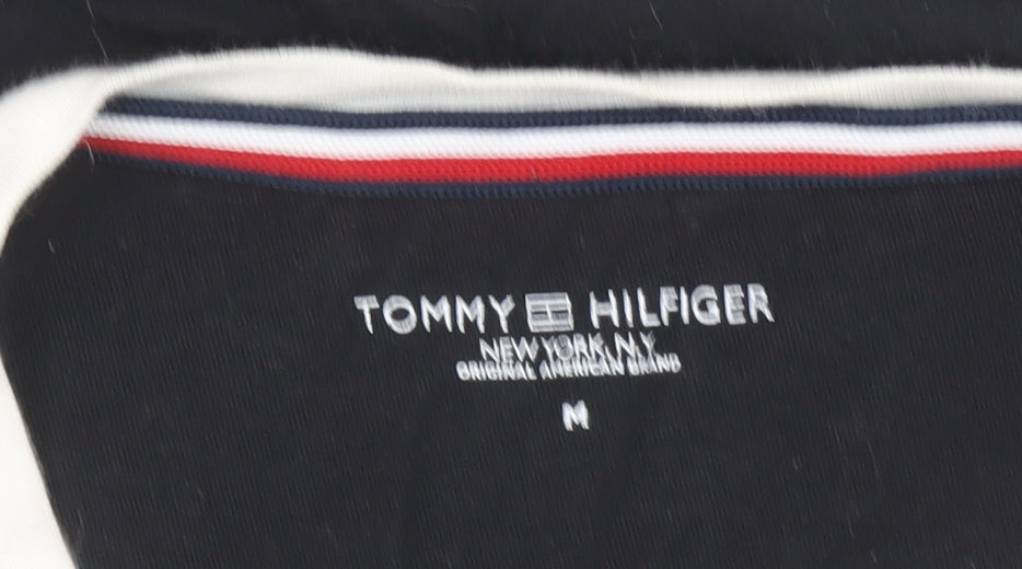 Mens UK Size M Tommy Hilfiger Black  T-Shirt