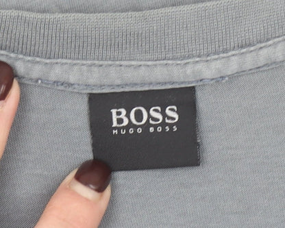 Mens UK Size XL HUGO BOSS Grey  T-Shirt