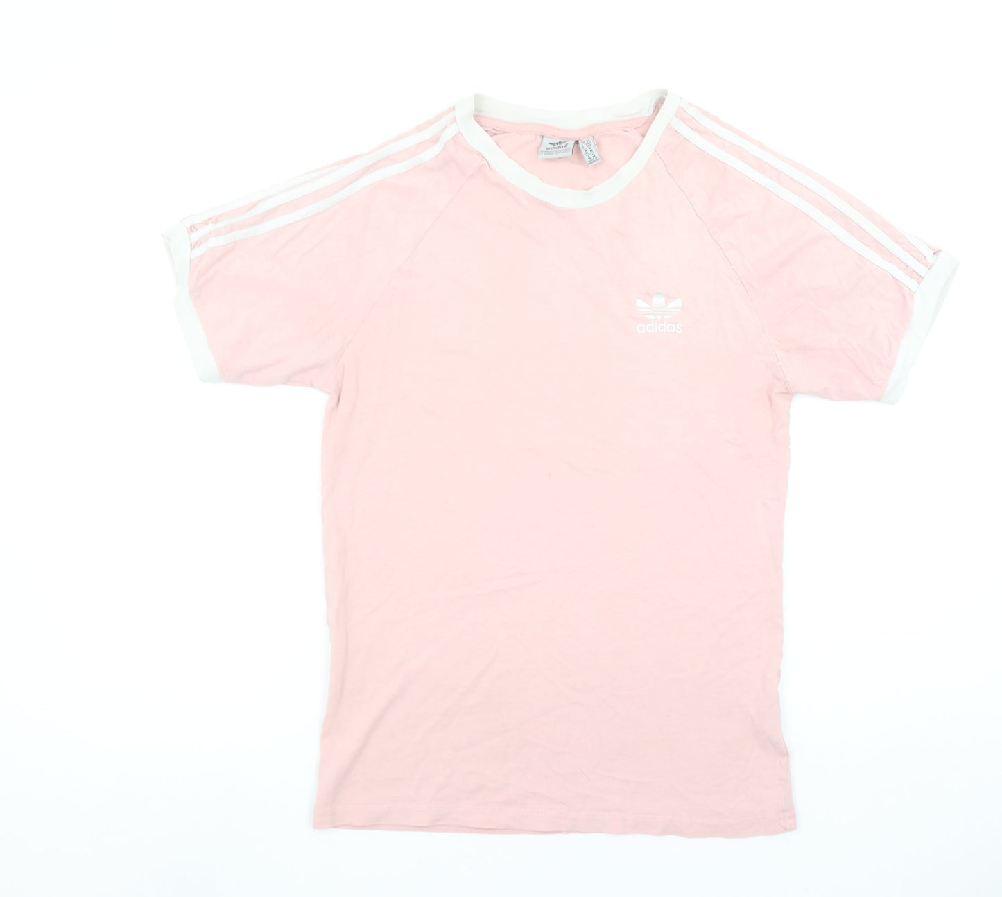 Womens UK Size M adidas Pink Basic T-Shirt