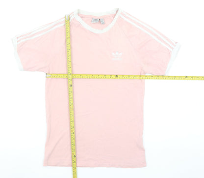 Womens UK Size M adidas Pink Basic T-Shirt